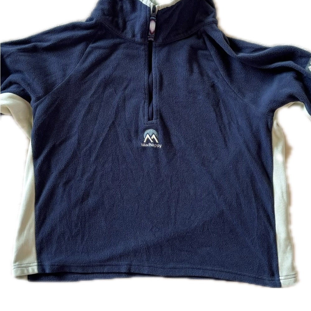 Madhappy x Columbia Colab Navy Quarter-Zip Fleece Pullover L